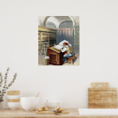 ヴィンテージクリスマス、サンいけなニコラスまたはニース ポスター (キッチン)