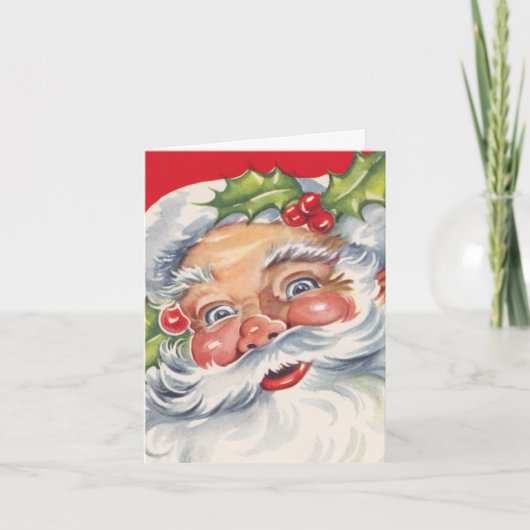 ヴィンテージクリスマス サンキューカード (正面)