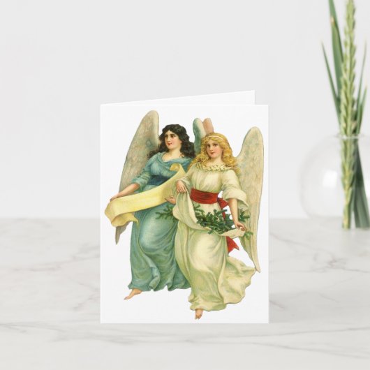 ヴィンテージクリスマス サンキューカード (正面)