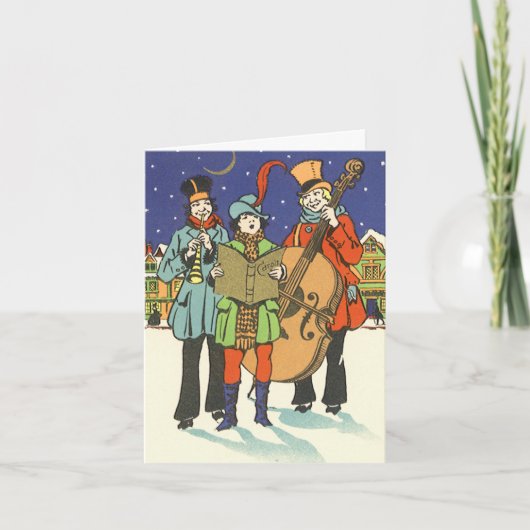 ヴィンテージクリスマス サンキューカード (正面)