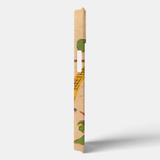 ヴィンテージクリスマス、サンタクロースが自転車に乗る Case-Mate iPhoneケース (裏面 / 右)