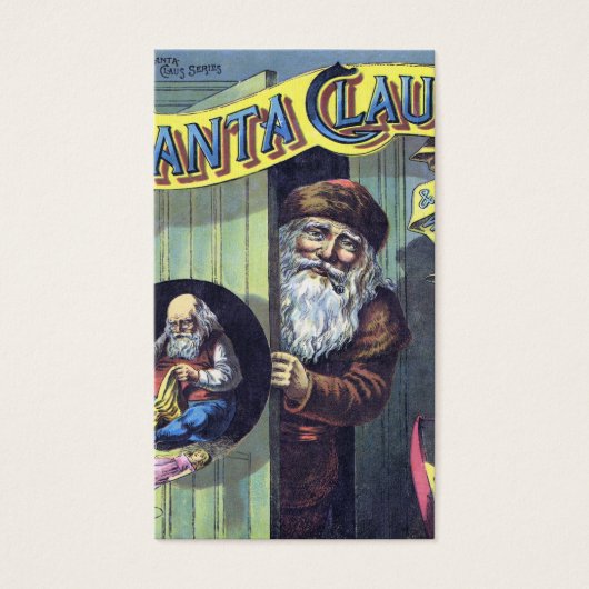 ヴィンテージクリスマス、サンタクロースと彼の作品集 (正面)