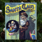 ヴィンテージクリスマス、サンタクロースと彼の作品集 ポスター