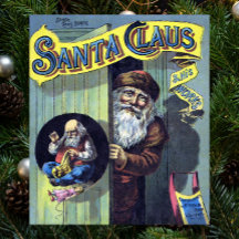 ヴィンテージクリスマス、サンタクロースと彼の作品集