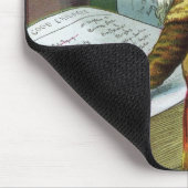 ヴィンテージクリスマス、サンタクロースのいたずら好きな子と良い子のリスト マウスパッド (コーナー)