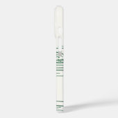 ヴィンテージクリスマス、サンタクロースのシェフとトルコ Case-Mate iPhoneケース (裏面 / 左)