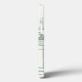 ヴィンテージクリスマス、サンタクロースのシェフとトルコ Case-Mate iPhoneケース (裏面 / 左)