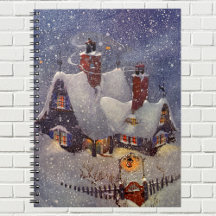 ヴィンテージクリスマス、サンタクロースのワークショップ北極