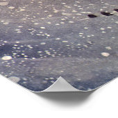 ヴィンテージクリスマス、サンタクロースのワークショップ北極 ポスター (角)