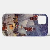 ヴィンテージクリスマス、サンタクロースのワークショップ北極 Case-Mate iPhoneケース (裏面 (横))