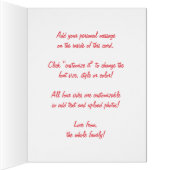 ヴィンテージクリスマス、サンタクロースシェフとターキー (内側(右))