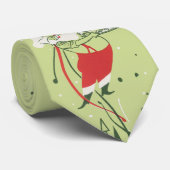 ヴィンテージクリスマス、サンタクロースシェフのディナー ネクタイ (ロール)