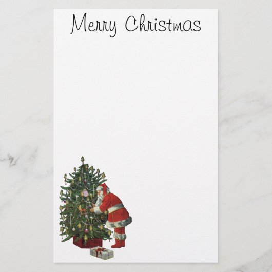 ヴィンテージクリスマス、サンタクロースプレゼント (正面)