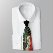 ヴィンテージクリスマス、サンタクロースプレゼント ネクタイ (タイ)