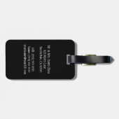 ヴィンテージクリスマス、サンタクロースプレゼント ラゲッジタグ (裏面横)