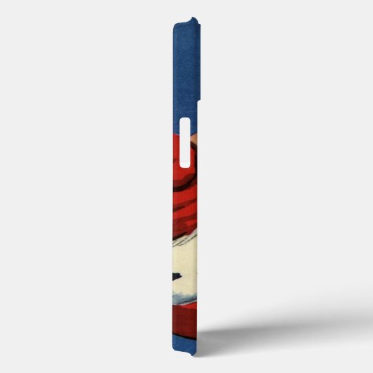 ヴィンテージクリスマス、サンタクロースDown Chimney w Toys Case-Mate iPhoneケース (裏面 / 右)