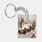 ヴィンテージクリスマス、サンニコライ屋上 キーホルダー (正面左)