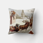 ヴィンテージクリスマス、サンニコライ屋上 クッション (裏面)