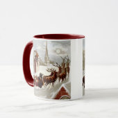 ヴィンテージクリスマス、サンニコライ屋上 マグカップ (正面左)