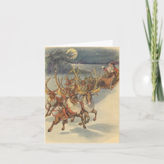 ヴィンテージクリスマス シーズンカード (正面)