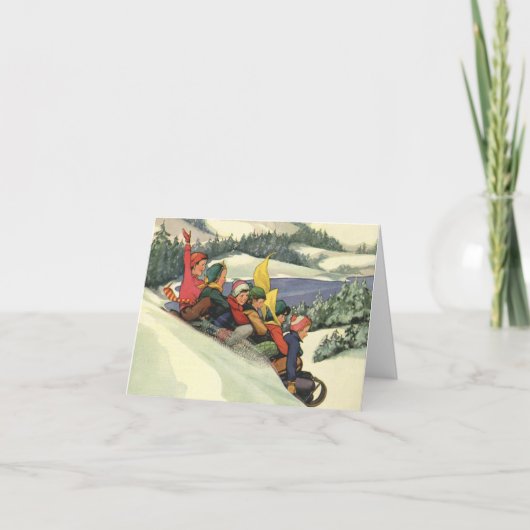 ヴィンテージクリスマス シーズンカード (正面)