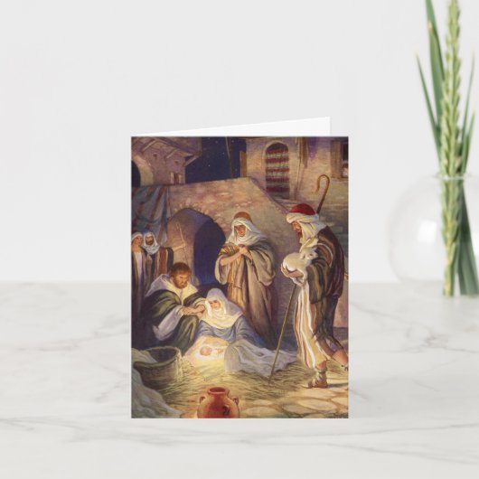 ヴィンテージクリスマス シーズンカード (正面)