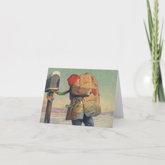 ヴィンテージクリスマス シーズンカード (正面)