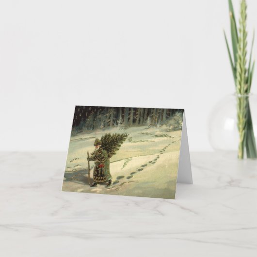 ヴィンテージクリスマス シーズンカード (正面)