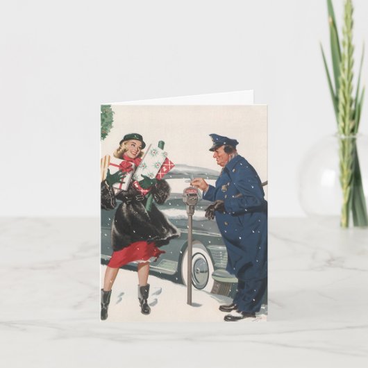 ヴィンテージクリスマス シーズンカード (正面)