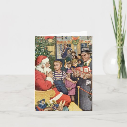 ヴィンテージクリスマス シーズンカード (正面)