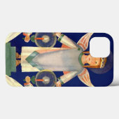 ヴィンテージクリスマス、スカンジナビアのサンタ・ルシア・エンジェル Case-Mate iPhoneケース (裏面 (横))