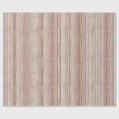 ヴィンテージクリスマス |ストライプ |レッド&クリーム&ホワイト ラッピングペーパー (フラット)