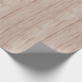 ヴィンテージクリスマス |ストライプ |レッド&クリーム&ホワイト ラッピングペーパー (角)