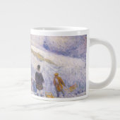 ヴィンテージクリスマス、スレッジ、セントラルパーク グラクエンズ ジャンボコーヒーマグカップ (右)