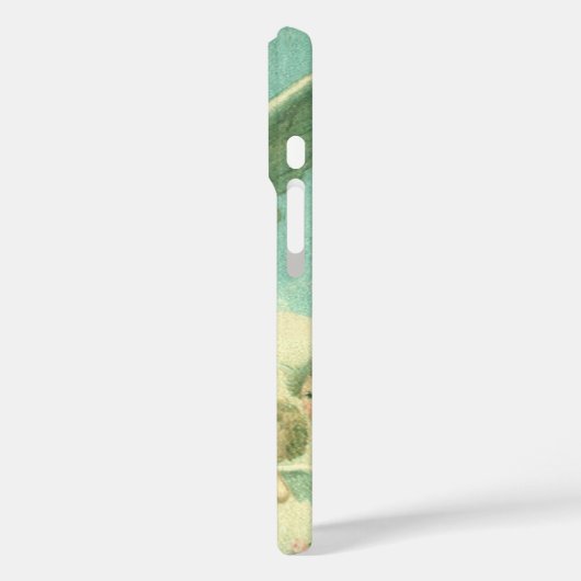 ヴィンテージクリスマス、ビクトリア時代の天使と幼児イエス Case-Mate iPhoneケース (裏面 / 左)