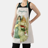 ヴィンテージクリスマス、ビクトリア時代の天使 エプロン (インサイチュ)