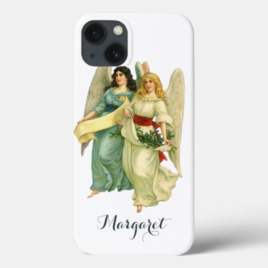 ヴィンテージクリスマス、ビクトリア時代の天使 Case-Mate iPhoneケース (裏面)
