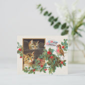 ヴィンテージクリスマス ポストカード (スタンド正面)