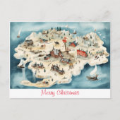ヴィンテージクリスマス ポストカード (正面)