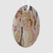 ヴィンテージクリスマス、マドンナと子供(1935) オーナメント (正面)