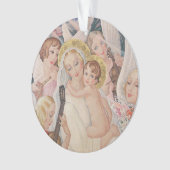 ヴィンテージクリスマス、マドンナと子供(1935) オーナメント (正面)