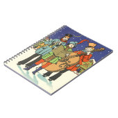 ヴィンテージクリスマス、ミュージシャンと音楽 ノートブック (左側)