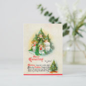 ヴィンテージクリスマス – メリークリスマス シーズンポストカード (スタンド正面)