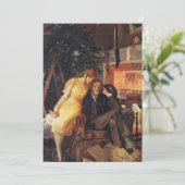 ヴィンテージクリスマス ラブ&ロマンス カップル シーズンカード (スタンド正面)