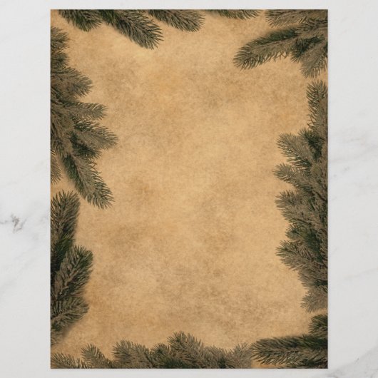 ヴィンテージクリスマス – レターヘッド文房具 (正面)