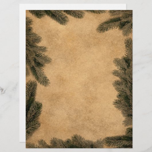 ヴィンテージクリスマス – レターヘッド文房具 (正面/裏面)