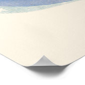 ヴィンテージクリスマス、レトロすてきサンタクロース ポスター (角)