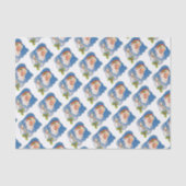 ヴィンテージクリスマス、レトロすてきサンタクロース 薄葉紙 (正面)