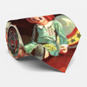 ヴィンテージクリスマス、レトロサンタクロースとプレゼント ネクタイ (ロール)