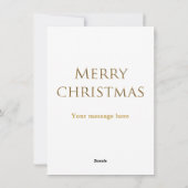 ヴィンテージクリスマス、ヴィンテージレディ シーズンカード (裏面)